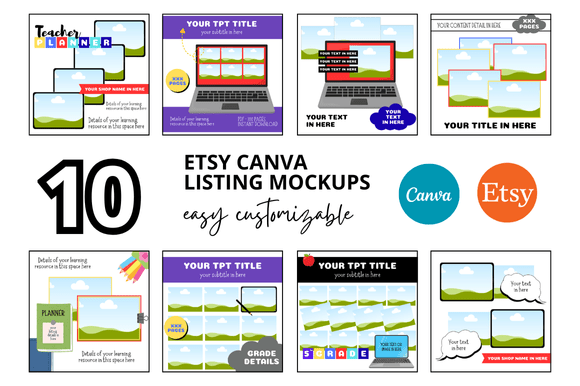 10 Teachers Pay Teachers Etsy Mockup: Elevate Your Digital Listings