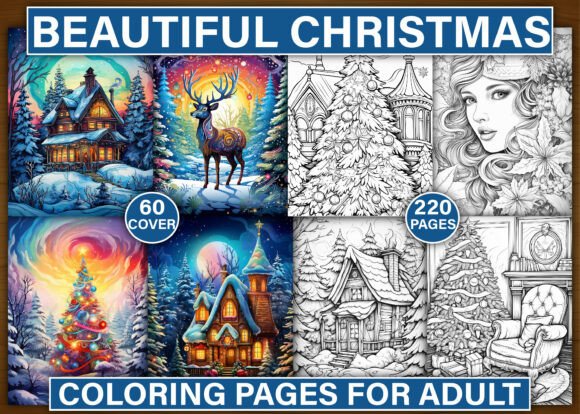 220+ Christmas Coloring Pages for Festive Design