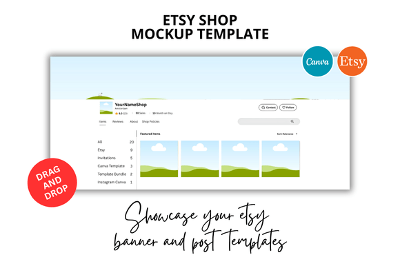Elevate Your Etsy Shop with Professional Mockup Templates