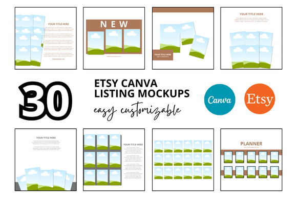 Elevate Your Etsy Shop with Professional Mockup Templates