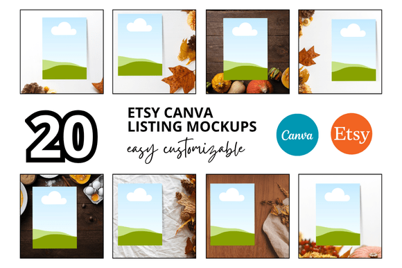 Elevate Your Etsy Shop with Professional Thanksgiving Mockups