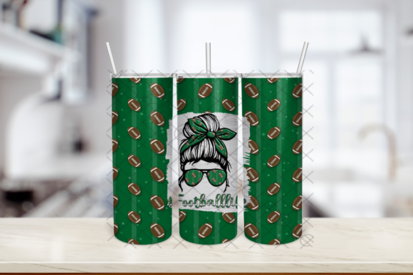 Football Life, Mom, Mother, Tumbler: Design for Personal Branding