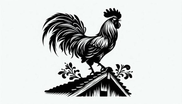Rooster on a Roof: Elevate Your Design Assets