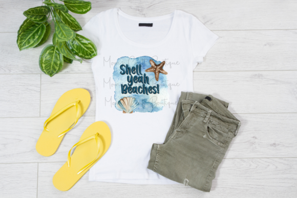 Shell Yeah Beaches: Sublimation PNG Design Assets
