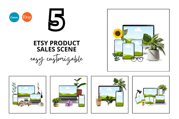 Transform Your Etsy Listings with a Professional Sale Scene Bundle