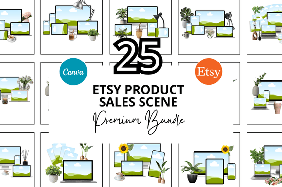 Transform Your Etsy Shop with This 25 Scene Bundle
